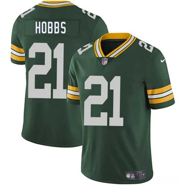 Men & Women & Youth Green Bay Packers #21 Nate Hobbs Green 2025 Vapor Untouchable Limited Stitched Jersey,We sell and wholesale Men & Women & Youth Green Bay Packers #21 Nate Hobbs Green 2025 Vapor Untouchable Limited Stitched Jersey on line form chian!